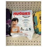 Huggies 21 diapers size 6