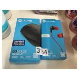 JLab go mouse-earbuds 2 items
