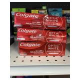 Colgate optic white 5 tubes