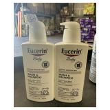 Eucerin wash & shampoo 2-13.5 fl oz