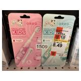 Oscillating kids 2-toothbrushes