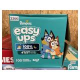Pampers easy ups 100 training underwear 4T-5T
