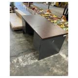 Metal 4 drawer desk