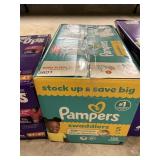 Pampers 128 diapers size 5