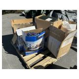 Misc skid lot- MUST take alltrash can-air mattress