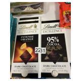 Lindt excellence dark chocolate 3-3.5 oz