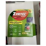 Zyrtec allergy 40 tablets