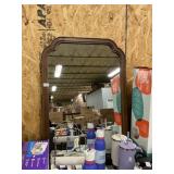 Wooden framed  wall mirror