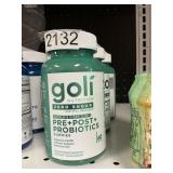 Goli pre+post+probiotics gummies 3-60ct
