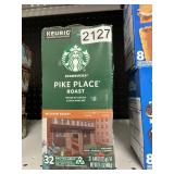 Starbucks pike place med 32 K cups