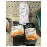Heat Logic 2-2 pack cozy lined socks-P&D 6 pairs