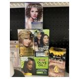 Hair color -relaxer 5 items