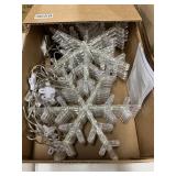18ft Color sync snowflake light string