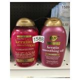 Ogx keratin shampoo & conditioner 4-13 fl oz