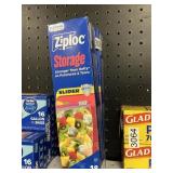 Ziploc storage slider 2-18 bags gallon