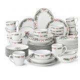 Holiday porcelain enterainer set 2 box set 53pc