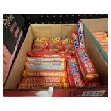 Misc candy bars- rip rolls- Mentos 16 ct