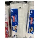 Hefty supreme 3 compartment lid container 125ct