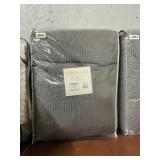 Threshold gray waffle comforter set TXL