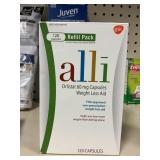 Alli weight loss aid 120 capsules