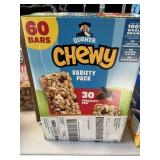 Quaker chewy variety pack 60 bars
