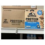 Quaker protein granola bars cookies & cream 12-5ct
