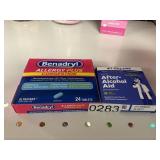 After alcohol-Bendadryl 24 tablets