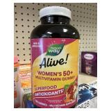 Alive womens 50+ multivitamin gummy 130ct