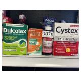 Dulcolax-Zaditor-Castor Oil-Cystex lot of 4