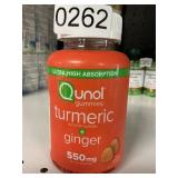 Qunol turmeric ginger 60 gummies