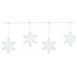 9-Function LED snowflake lights 10ct cool white t
