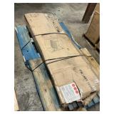 Woven patio swing in box