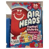 Air Heads 26 mini bars & cards