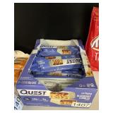Quest crispy blueberry cobbler 10 bars