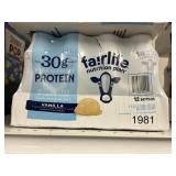FairLife vanilla 12 bottles