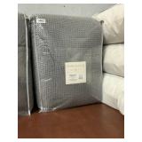 Threshold gray waffle comforter set TXL