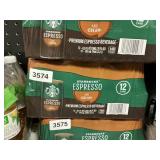 Starbucks espresso 12 cans