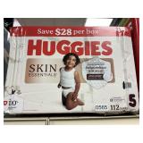 Huggies 112 diapers size 5