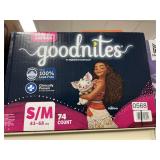 Goodnites S/M 74 ct