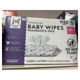 Premium baby wipes 1152 ct