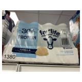 FairLife vanilla 12 bottles
