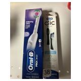 Oral-B power toothbrush-clic brush heads 2 ct