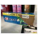 Crest 2-5.4 oz toothpaste