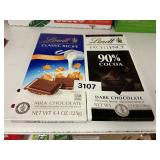 Lindt chocolate bars 2 ct