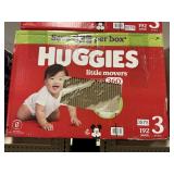 Huggies 192 diapers size 3
