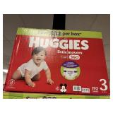 Huggies 192 diapers size 3