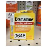 Dramamine motion sickness chewable 4 ct
