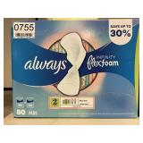 Always 80 pads