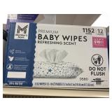 Premium baby wipes 1152 ct