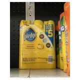 Pledge lemon 3-9.7 oz cans